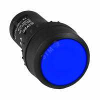 Кнопка SW2C-11 возвратная синяя