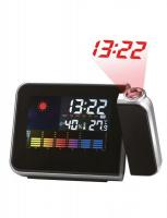 Часы настольные DS-8190 электронные проекционные+будильник+датчик темп. Питание: 3 AAA (5/60)