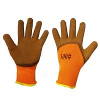 Перчатки с нитрил покрытием коричнево-оранжевые 300 "MASTER" 75гр. (12/480)