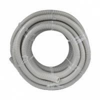 Гофротруба d 32 серая ПВХ с протяжкой СПЛ бухта 25 м.