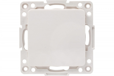 Переключатель Стокгольм 1СП белый механизм (12)