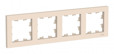 Рамка Атлас 4 пост бежевая (15)