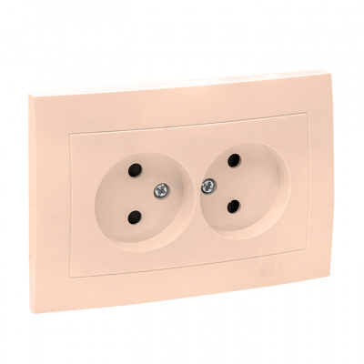 Розетка Валенсия 2СП штокри крем (10)