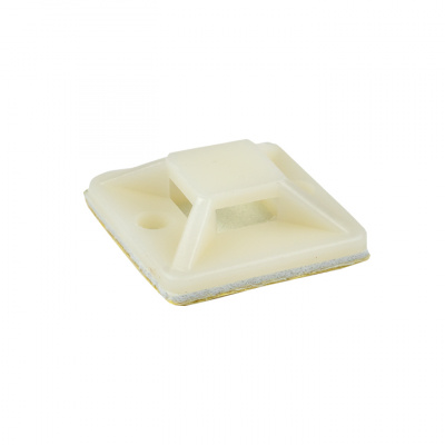 Площадка монтажная самоклеящаяся под хомуты 20х20 мм (100шт./упак)