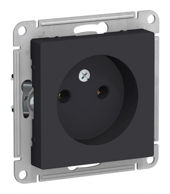 Розетка Атлас 1СП каброн (5)