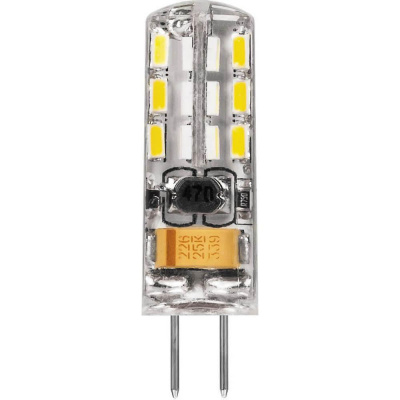 Лампа светодиодная капсульная G4 2 Вт 12 В 6400К Feron