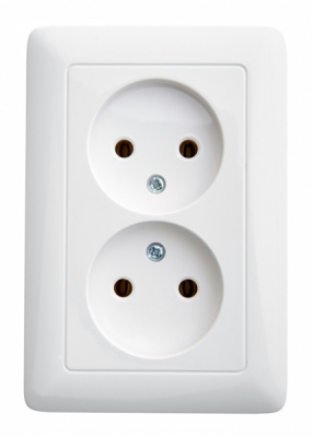 Розетка ХИТ 2 СП РС10-235  (80 шт/кор)