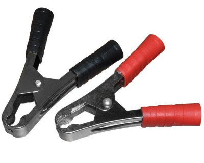 Зажим приборный 100А 105 мм черный