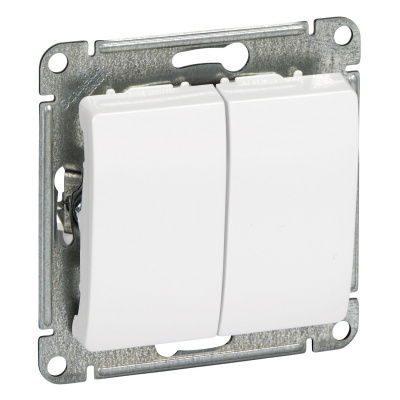 Выключатель Глосса 2СП механизм белый (20)