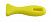 Ручка для напильников пластиковая желтая д.6
