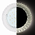 Светильник точ. Ecola GX53 Круг с матовыми стразами Гребенка с подсветкой/фон матовый/центр.часть хр