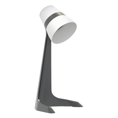 Светильник настольный ULO-K22 Е14 серый с белым