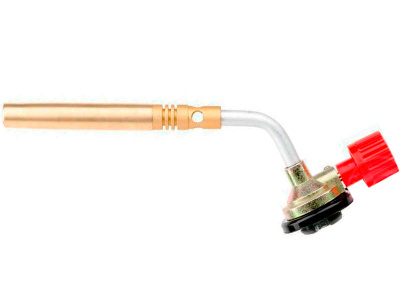 Горелка газовая 2104 "FLAME GUN" металлическая, с регулятором пламени и соплом 10мм (12/120)