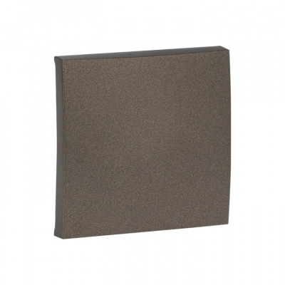 Валенсия лицевая панель выключателя 1СП графит