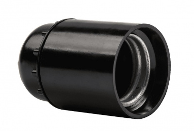 Патрон Е27 карболит подвесной черный (600)