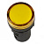 Лампа сигнальная LEDM-ED16 желтая