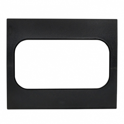 Рамка Стокгольм для 2-х местрой розетки черная