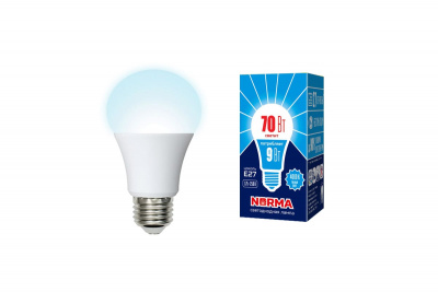 Лампа светодиодная ЛОН 9W E27 4000К Volpe