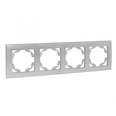 Рамка Валенсия 4 поста сталь