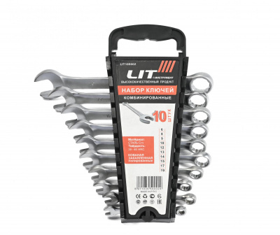 Набор ключей гаечных комбинированных CrV 8пр. "LIT" (5/30)