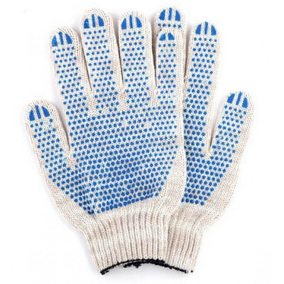 Перчатки ХБ 5 нит с ПВХ