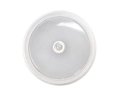 Светильник светодиодный ДБО 20Вт IP20 6500К круглый белый с датчиком