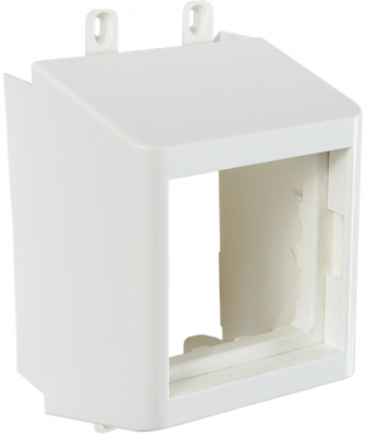 Суппорт с рамкой на 1 пост (45х45) на профиль для к/к 60х16