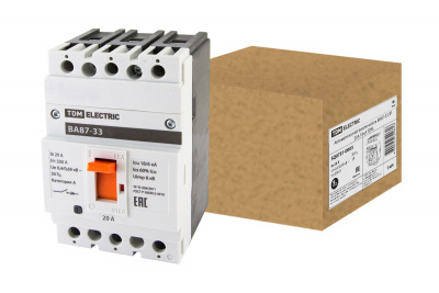 Автомат ВА88-33 3Р 20А ТДМ