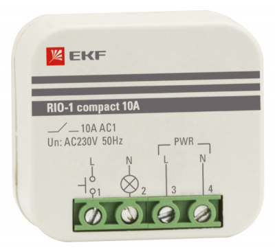 Реле испульсное RIO-1 compact 10А EKF PROxima