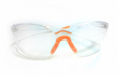 Очки защитные бело-желтые, стекло (480)