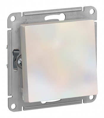 Переключатель Атлас 1СП жемчуг