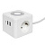 Удлинитель 2 места 1,3 метра  с/з 2 USB + Type C + ночник