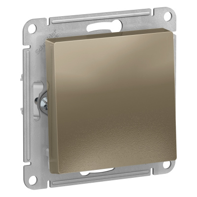 Выключатель Атлас 1СП шампань
